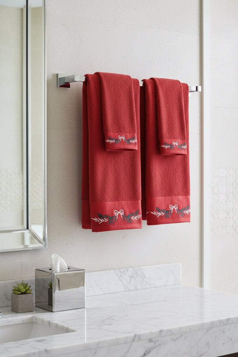 Coppia spugna linea fiocchi natalizia - Clodette