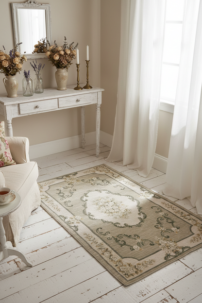 Tappeto ‘Doria’ verde 85x150 - Blanc Mariclò