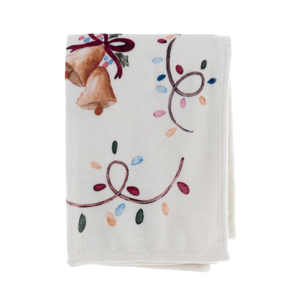 Plaid natalizio 280gsm 160x220 - Blanc Mariclò