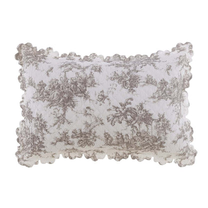 2 copriguanciali 'Toile De Jouy' - Blanc Mariclò