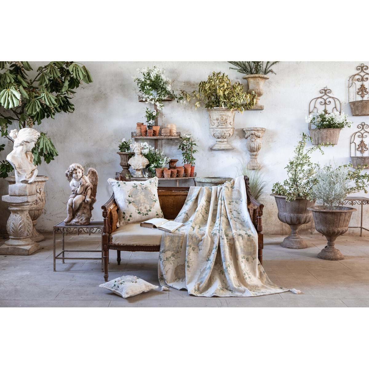 Vaso serie 'M.MOIRES DE PROVENCE' D59 H57 - Blanc Maricló