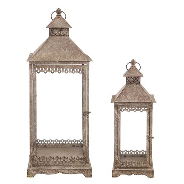 Set Lanterne collezione 'Moires De Provence' - Blanc Mariclò