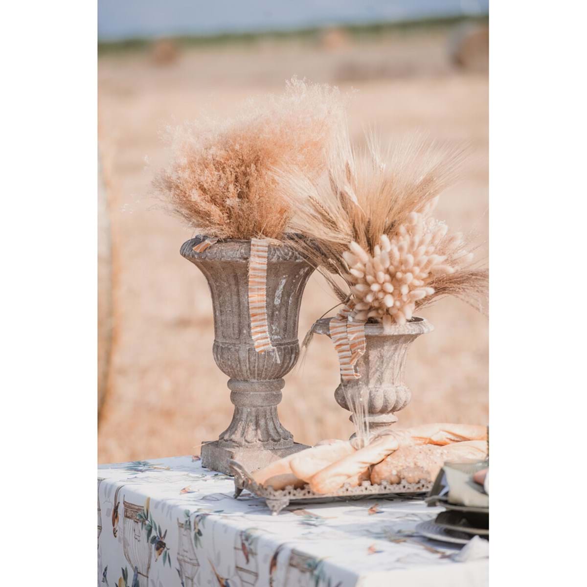 Vaso serie 'M.MOIRES DE PROVENCE' D38 H51 - Blanc Maricló