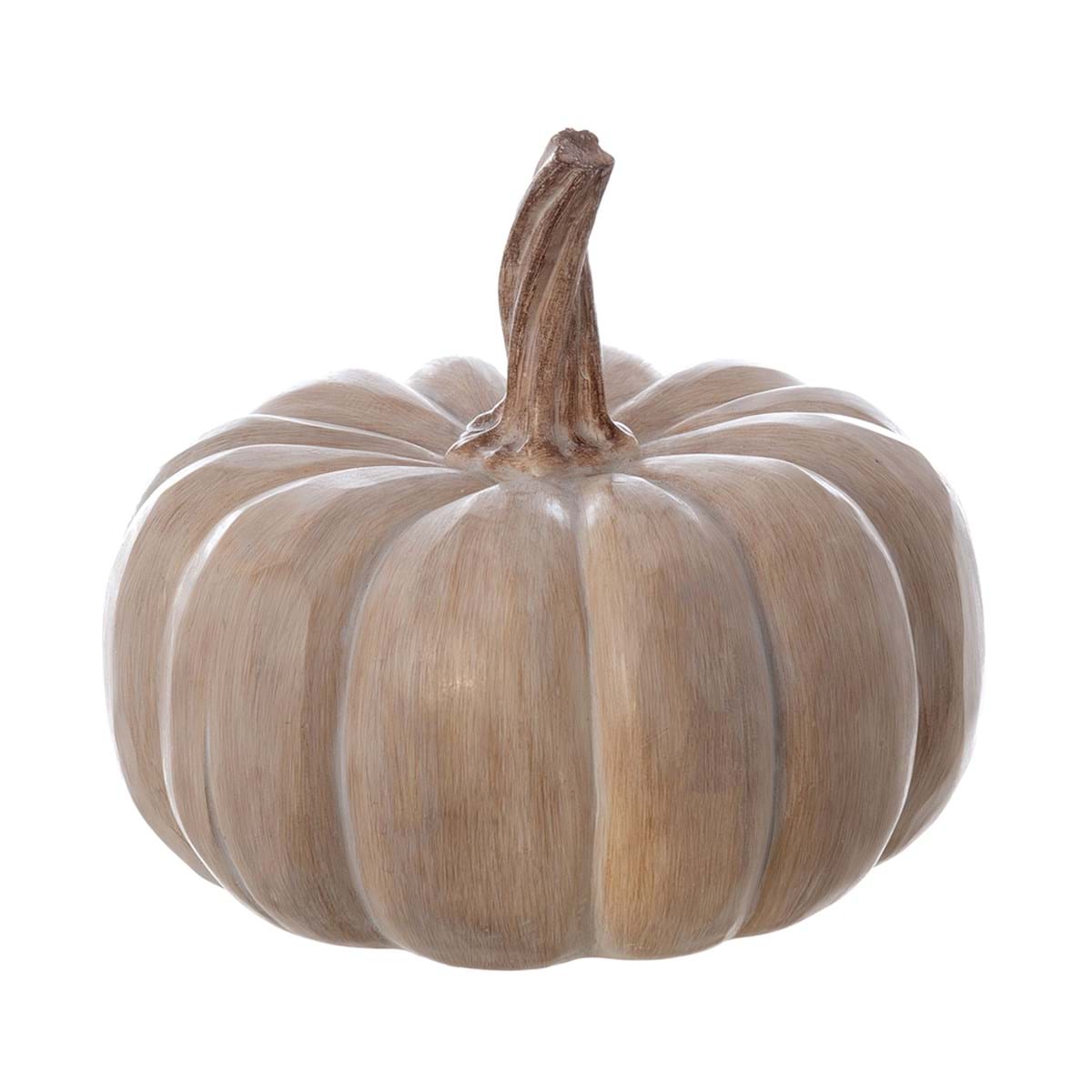 Decoro zucca in resina 21x21x18H - Blanc Mariclò