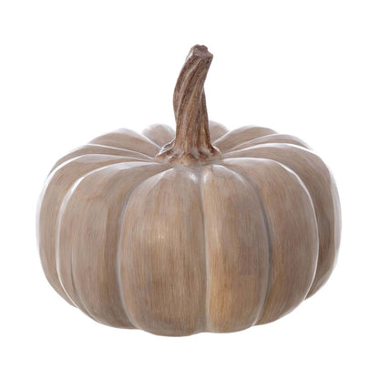 Decoro zucca in resina 21x21x18H - Blanc Mariclò