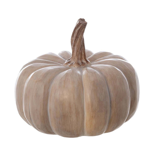 Decoro zucca in resina 21x21x18H - Blanc Mariclò