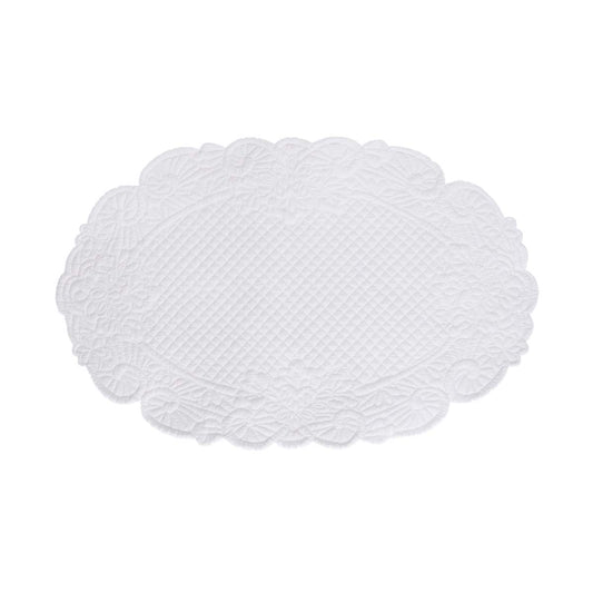 Tovaglietta ovale 35x50 bianco - Blanc Maricló