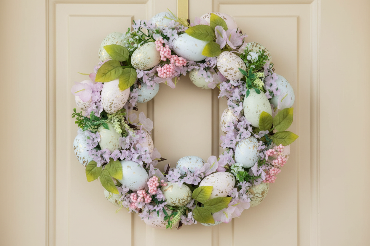 Decoro ghirlanda collez. 'Fiori di Pasqua' - Blanc Mariclò