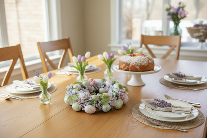 Decoro ghirlanda collez. 'Fiori di Pasqua' - Blanc Mariclò
