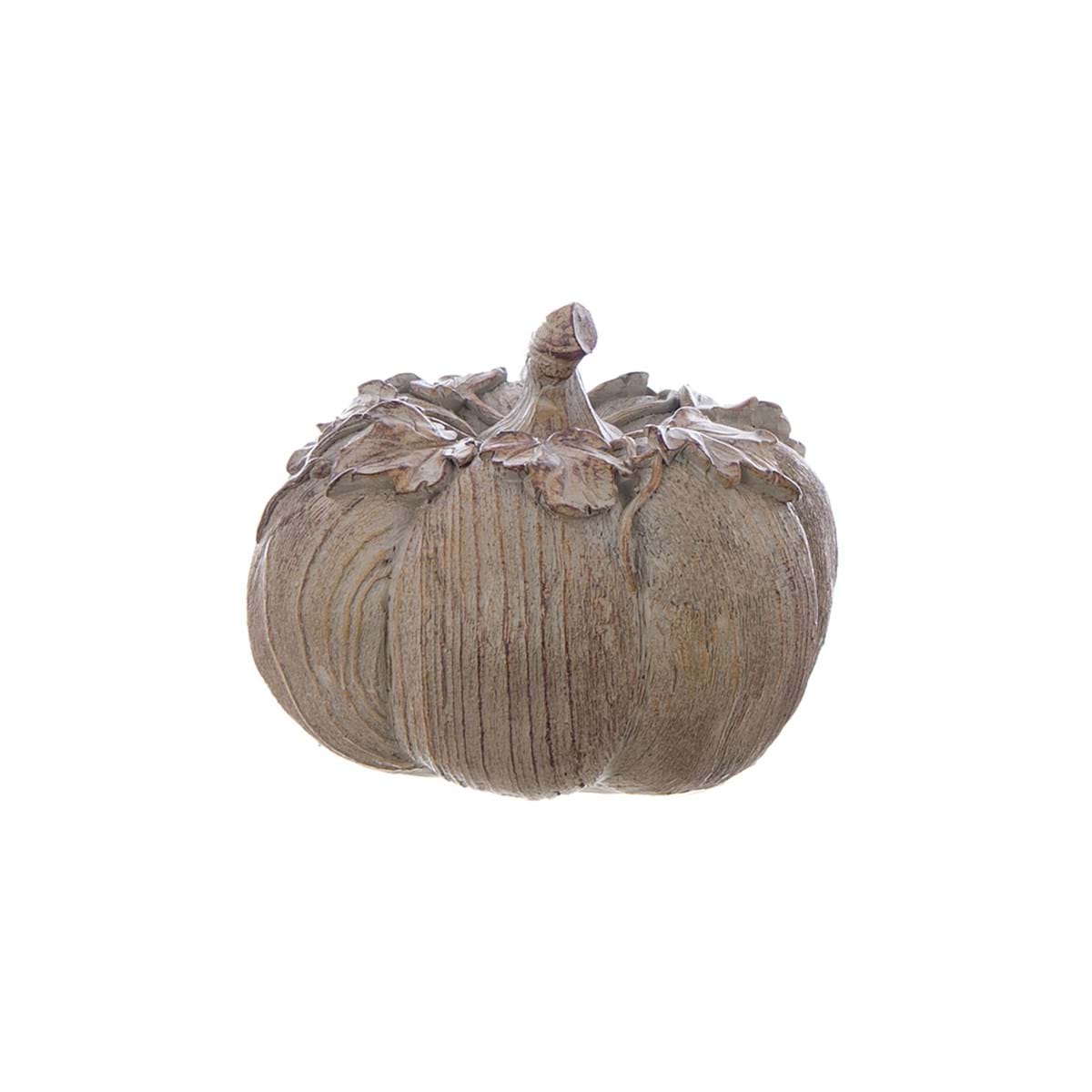 Decorazione zucca in resina serie 'Octavia' D 17 H12 - Blanc Maricló