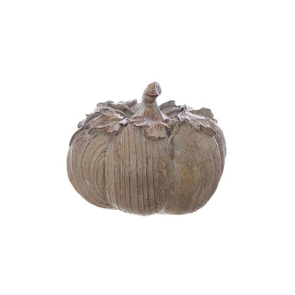 Decorazione zucca in resina serie 'Octavia' D 17 H12 - Blanc Maricló