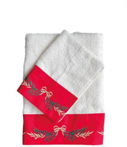 Coppia spugna linea fiocchi natalizia - Clodette