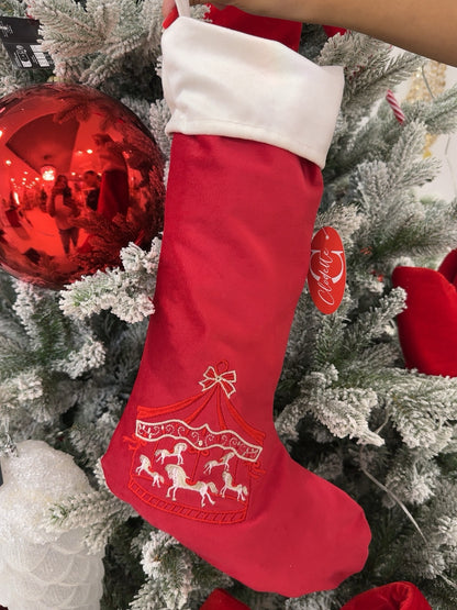 Calza natalizia con giostrina 26x36h - Clodette