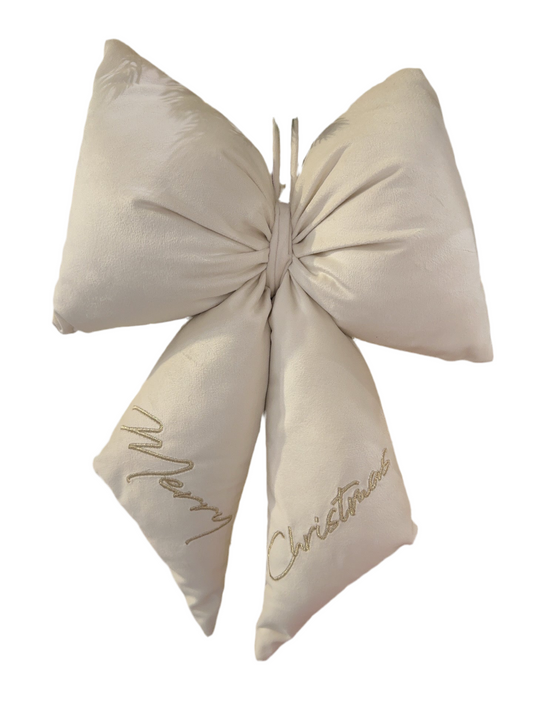 Fiocco con scritta ‘Merry christmas’ 30x45h - Clodette