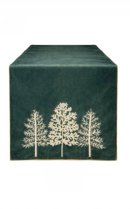 Runner 160x40 collezione ‘ Aspen’ verde - Clodette
