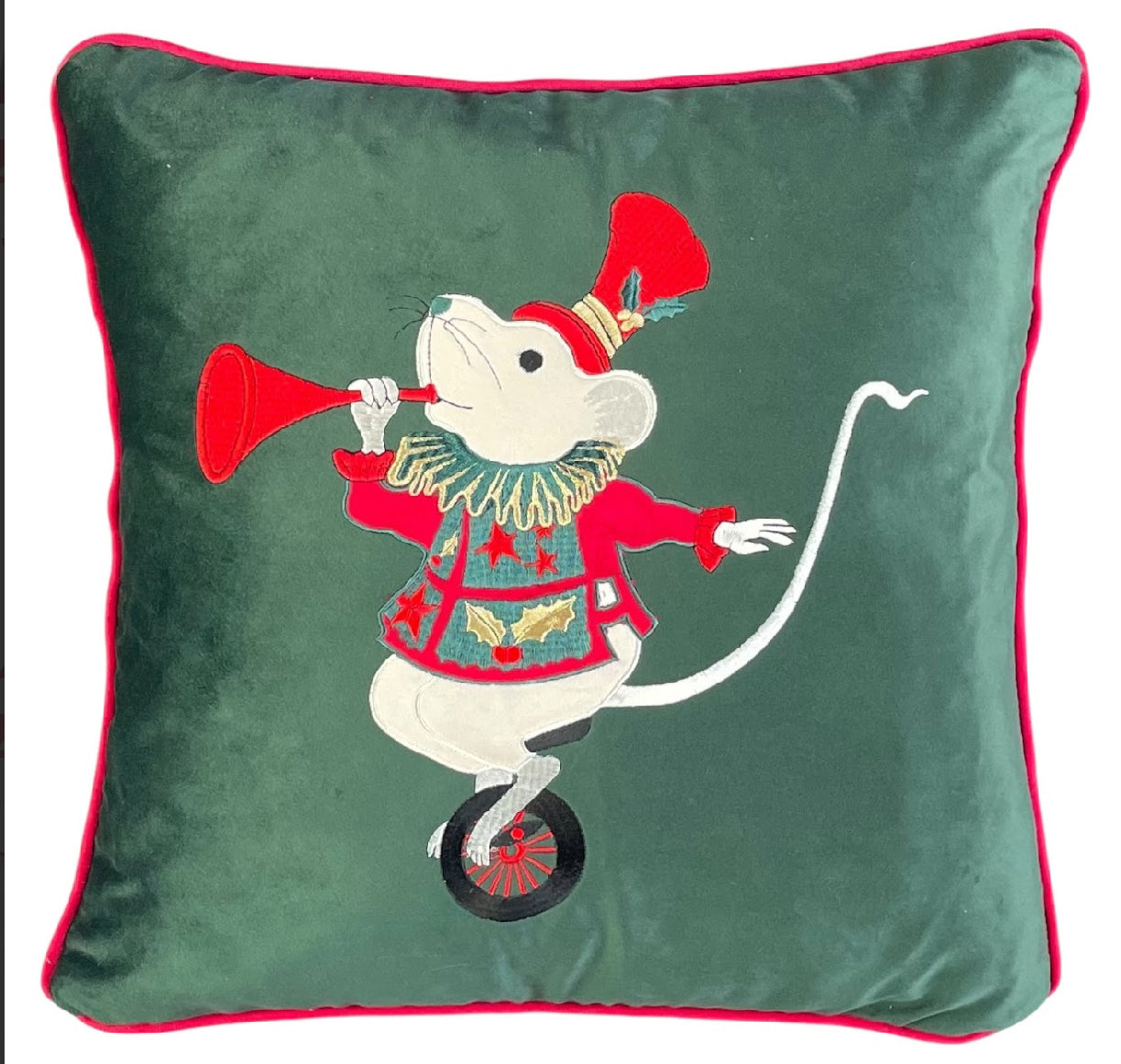 Cuscino con scritta ‘Circo di natale’ 47x47 - Clodette