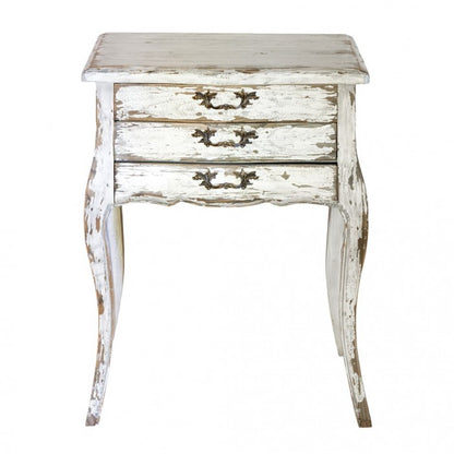 Comodino collezione’ Corte Antica’ 55x71x40 - Blanc Mariclò