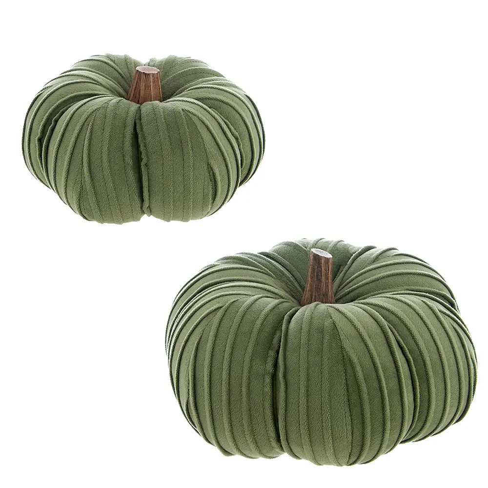 Set 2 Decoro zucca in tessuto  - Blanc Mariclò
