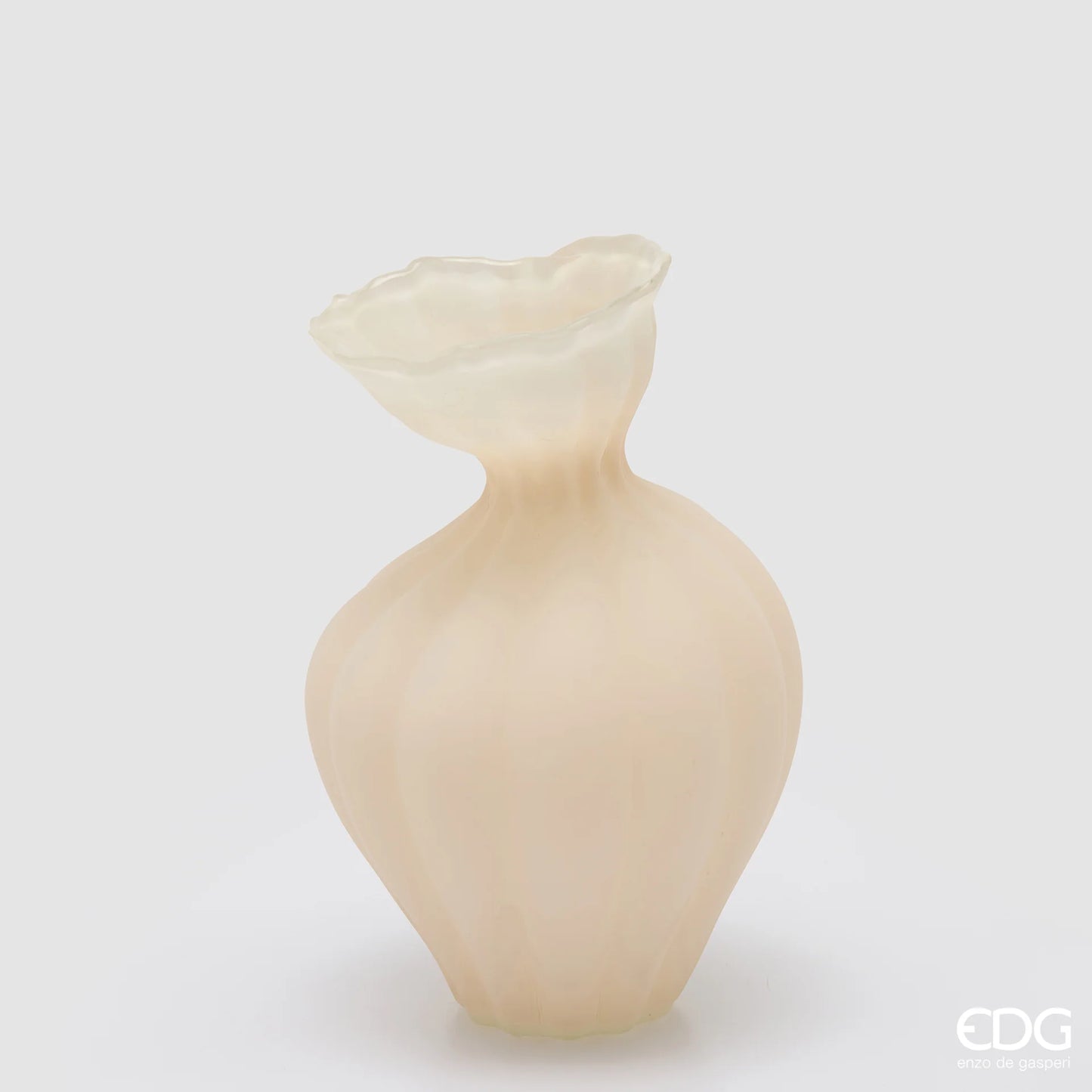 Vaso in vetro 'Flow' D30,50xH19.50 - EDG