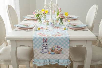 Runner con rouche linea ‘Peony’ 160x45 - Clodette