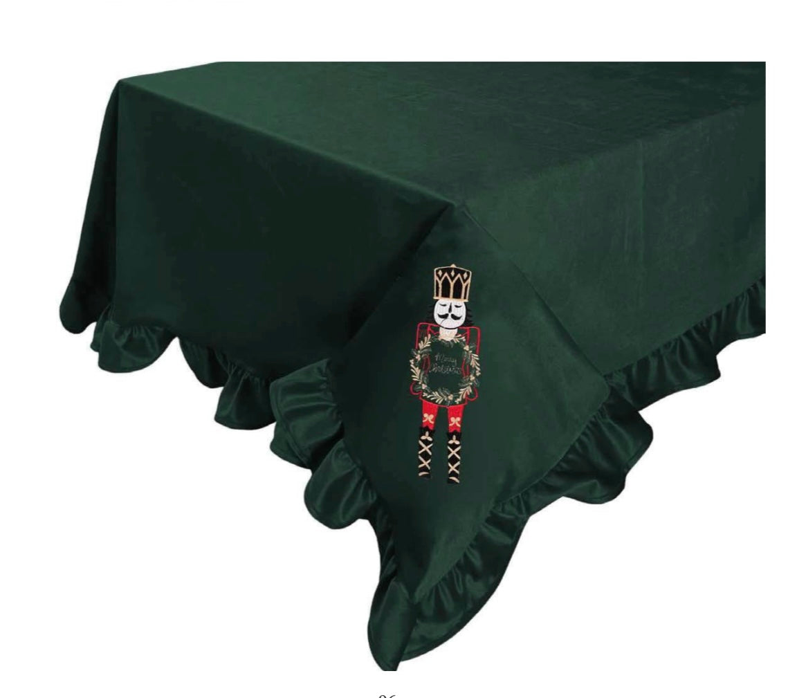 Tovaglia natalizia con soldato 100x100 - Clodette