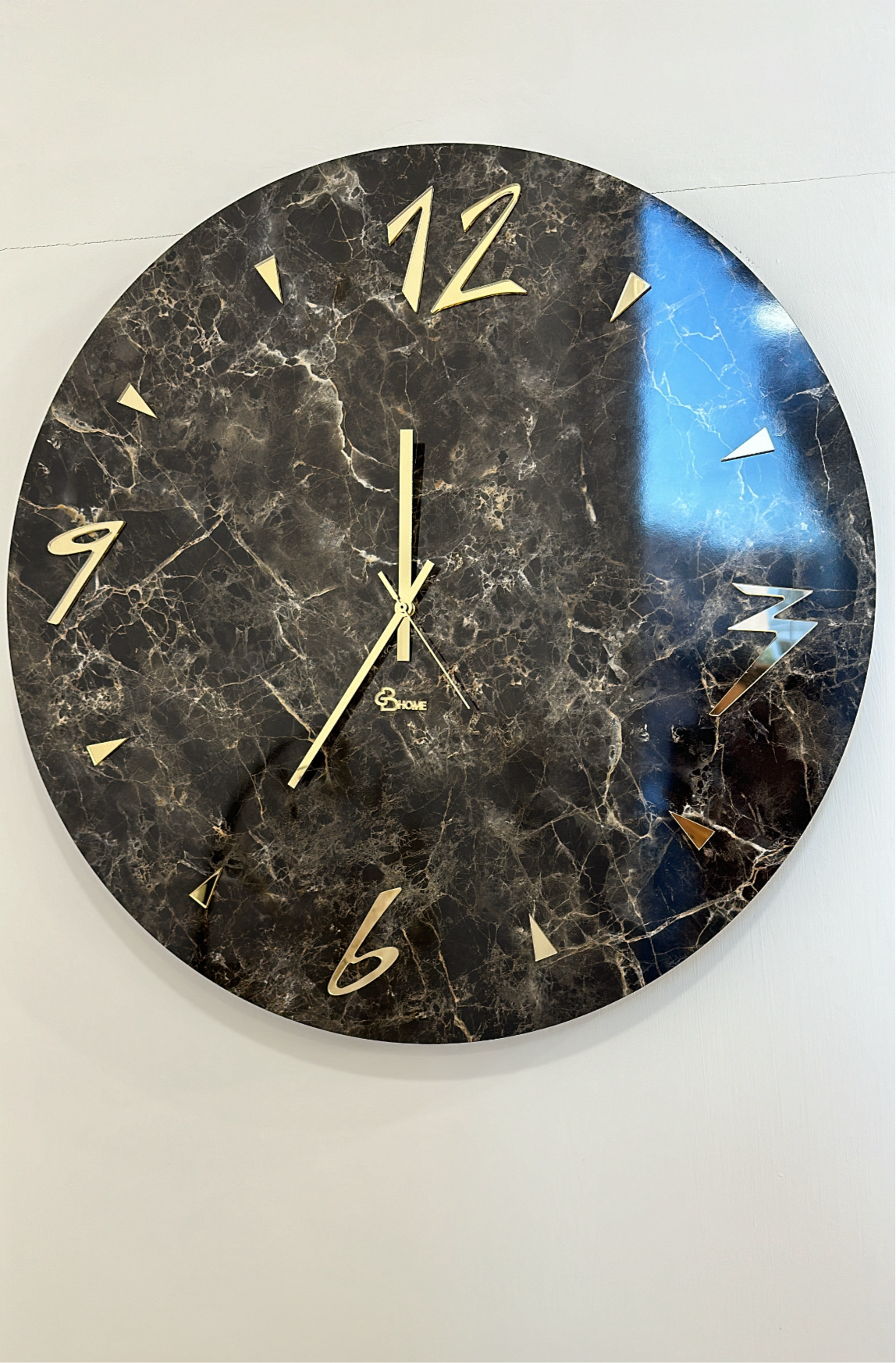 Orologio tondo 'Marrone Imperial' 60x60