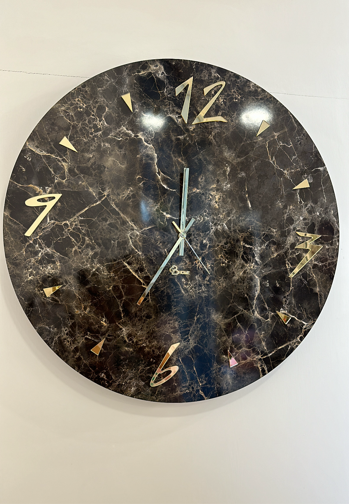 Orologio tondo 'Marrone Imperial' 60x60