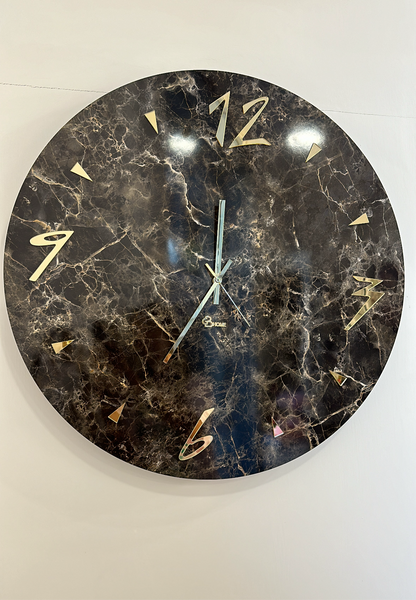 Orologio tondo 'Marrone Imperial' 60x60