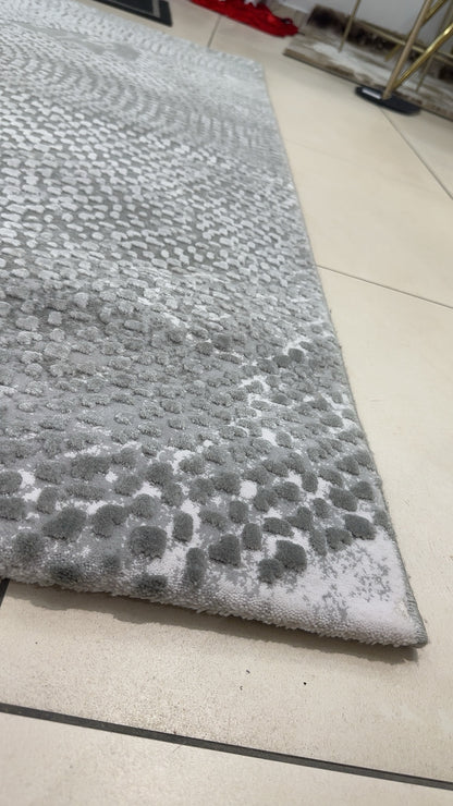 Tappeto spirale grigio 120x180 - Catuara