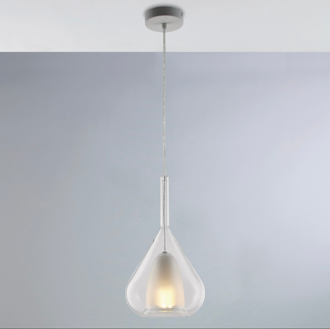 Sospensione in vetro ‘Brigitte’ D19 H40 - Leo Lux