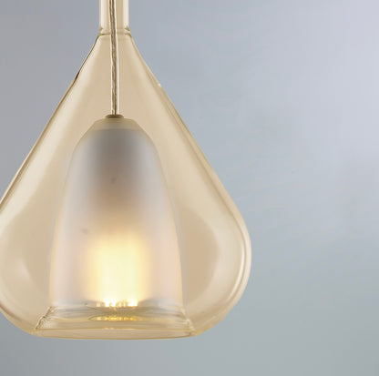 Sospensione in vetro ‘Brigitte’ D19 H40 - Leo Lux