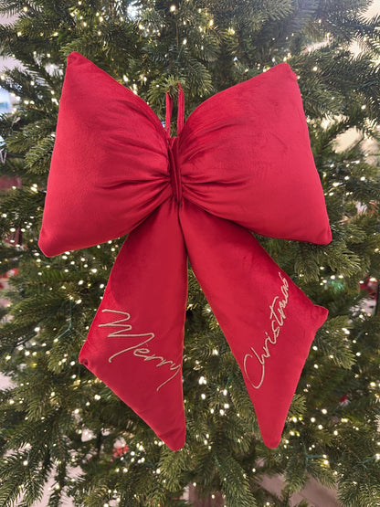 Fiocco con scritta ‘Merry christmas’ 20x45h - Clodette