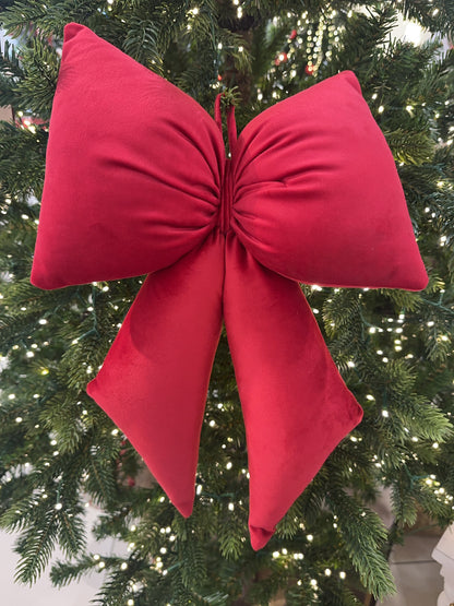 Fiocco in velluto rosso 30x45h - Clodette