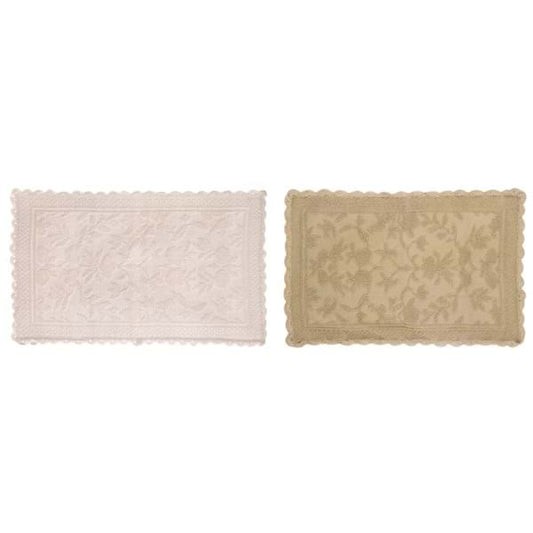 Tappeto assortito crochet serie ‘Lace’ 50x80 - Blanc Maricló