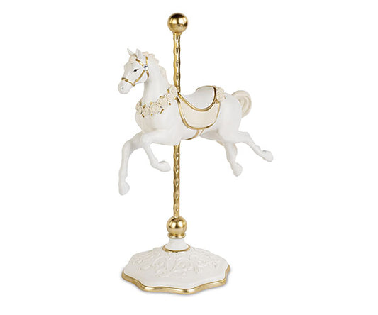 Cavallo statua avorio H46 - Cartai Bassanesi