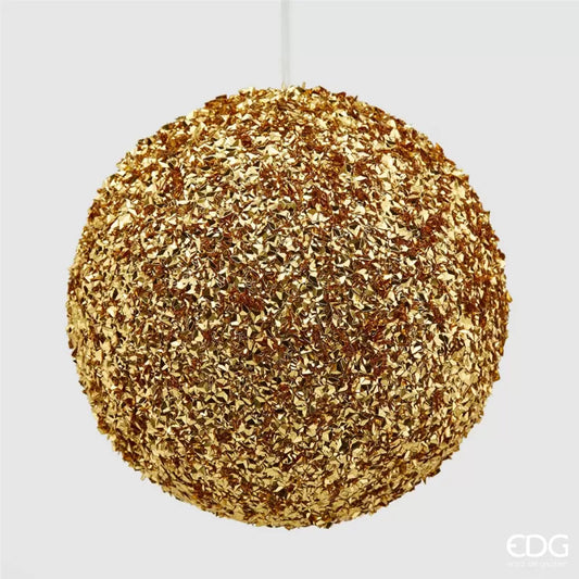 Palla glitter oro pvc D20 - EDG
