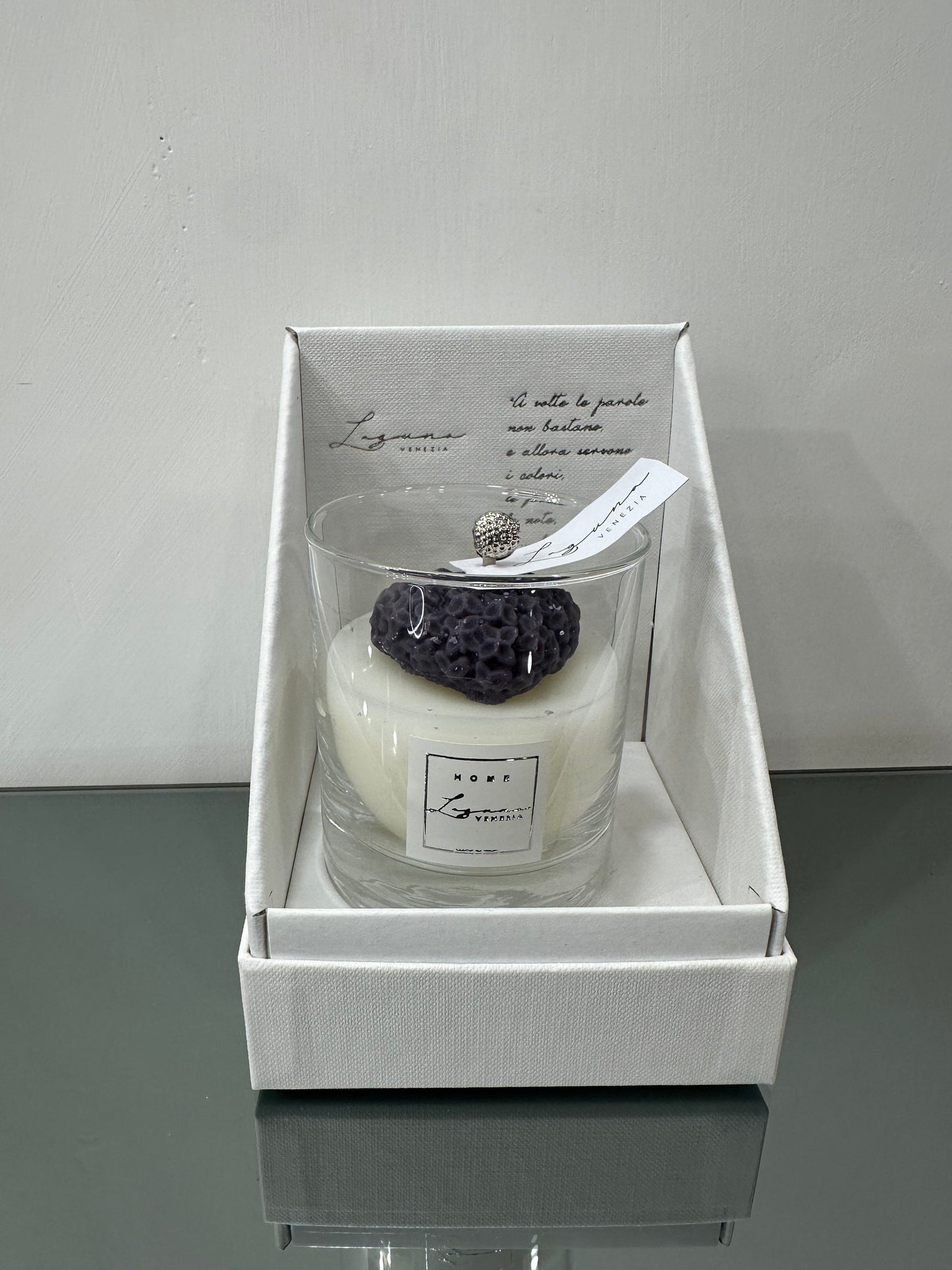 Candela con cuore decorativo -Laguna Venezia