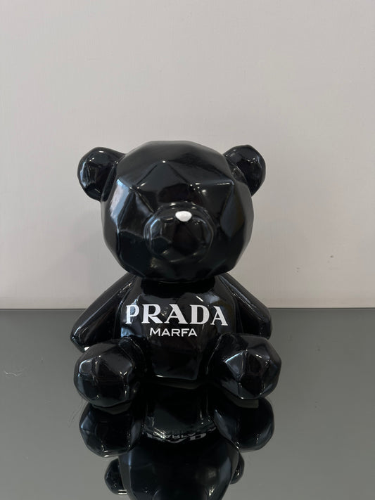 Teddy ceramica nero lucido H20