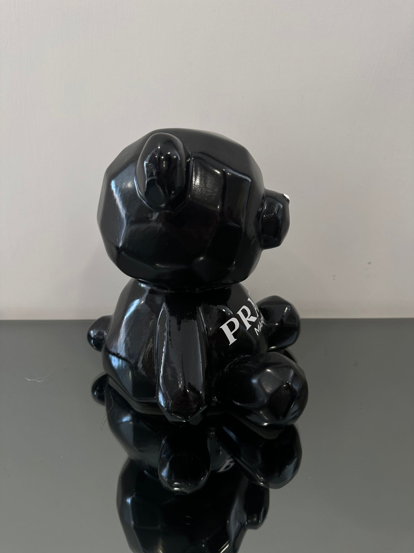 Teddy ceramica nero lucido H20
