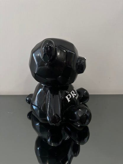 Teddy ceramica nero lucido H20