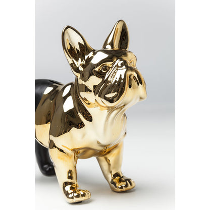 Salvadanaio Bulldog oro/nero - Kare Design