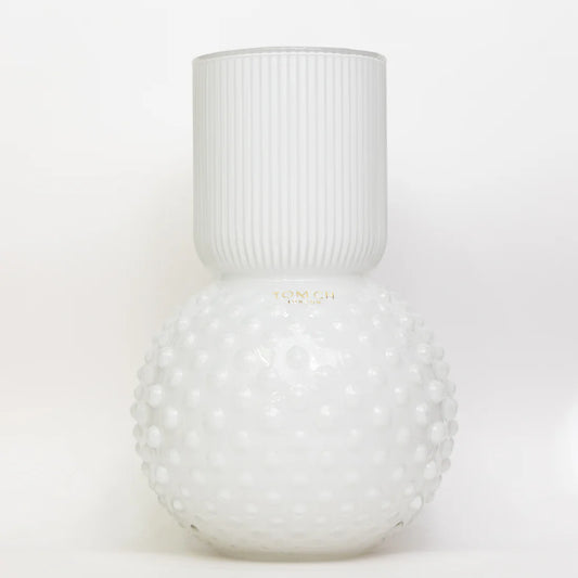 Vaso sfera Microbolle Clair D18 H30- Tom CH London