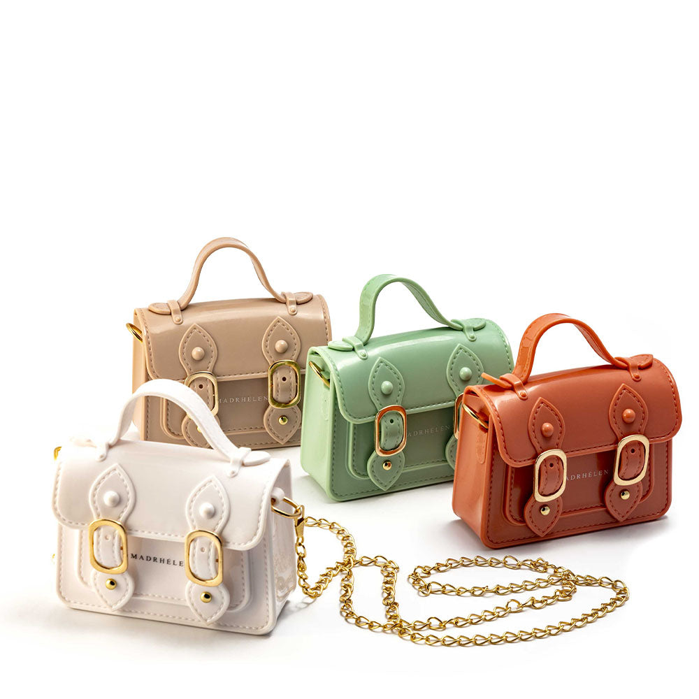 Borsetta semilucida in 4 colori  12x4x14H - Madrhelen