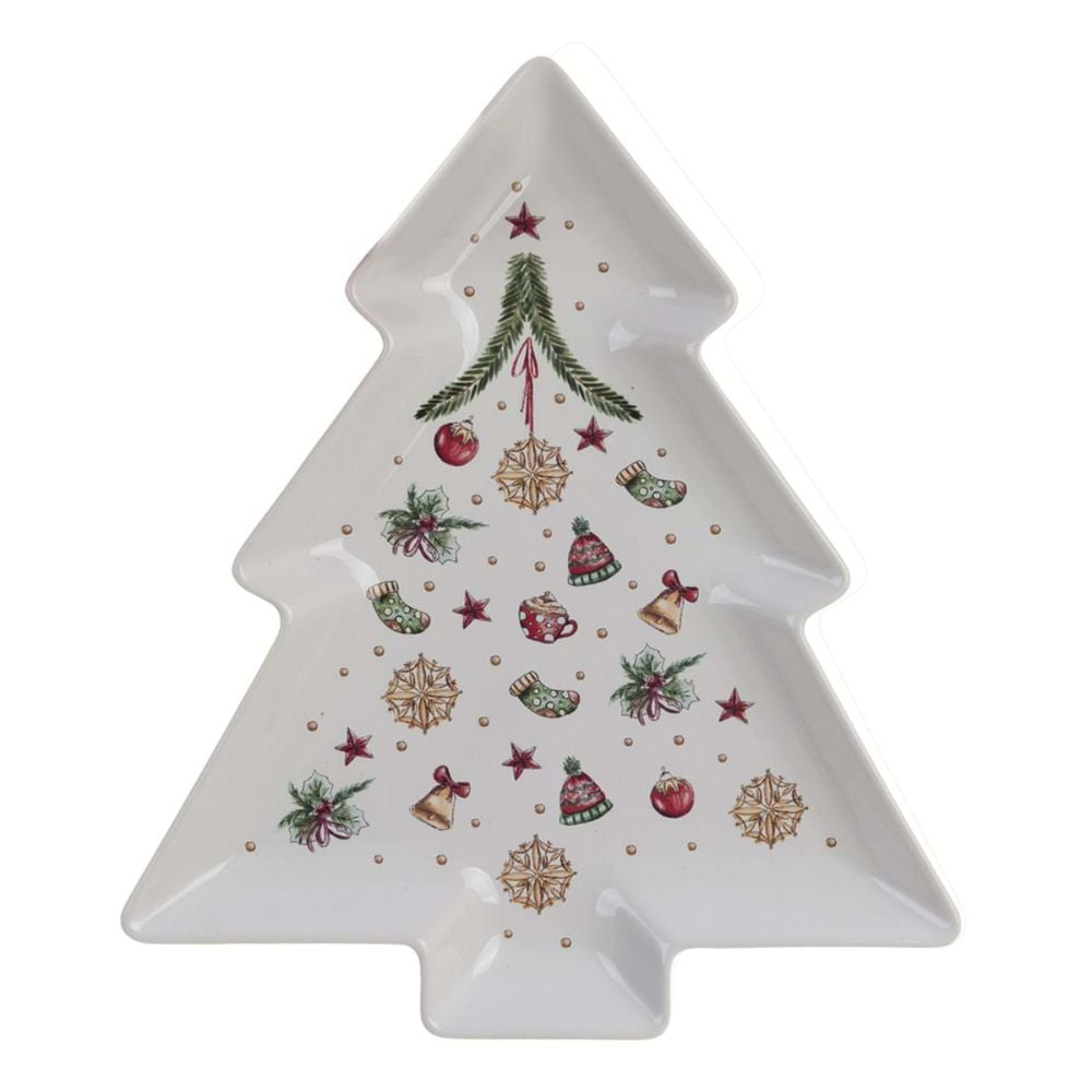 Piatto a forma di albero 31x26 - Blanc Mariclò