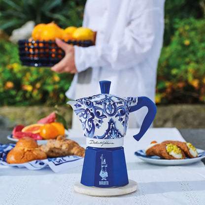Moka Express 3 TZ Blu Medit. D&G  - Bialetti