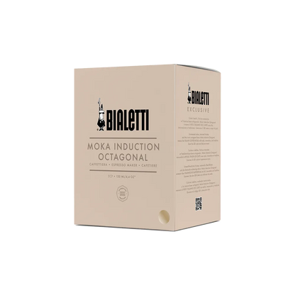 Moka Exclusive Octagonal Induction Desert Sand - Bialetti