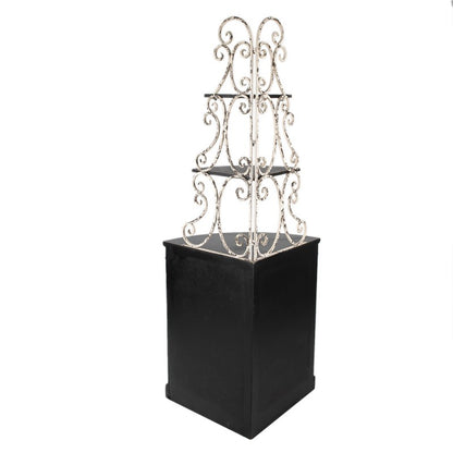 Credenza con due ante e eteregè in ferro 78x55xH181- Clayre&Effe