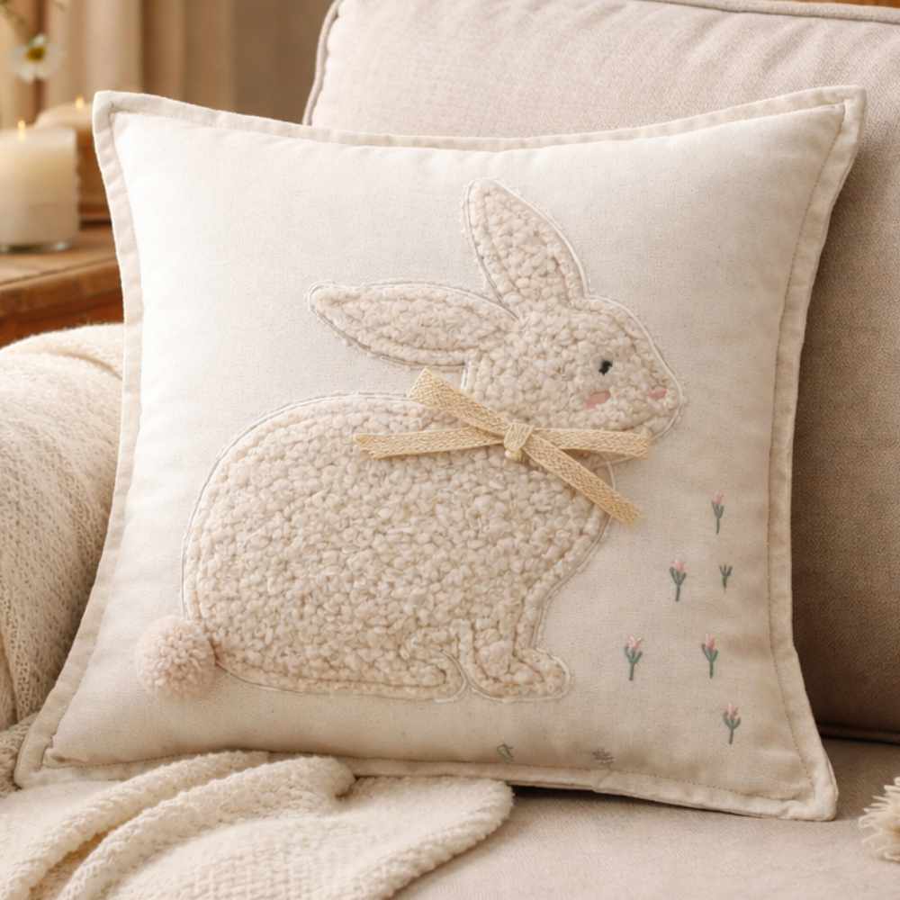 Cuscino Little Joy Panna 45x45 - Clodette
