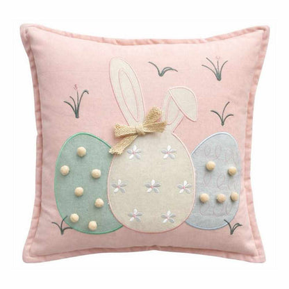 Cuscino Pom Pom Rosa 45x45 - Clodette