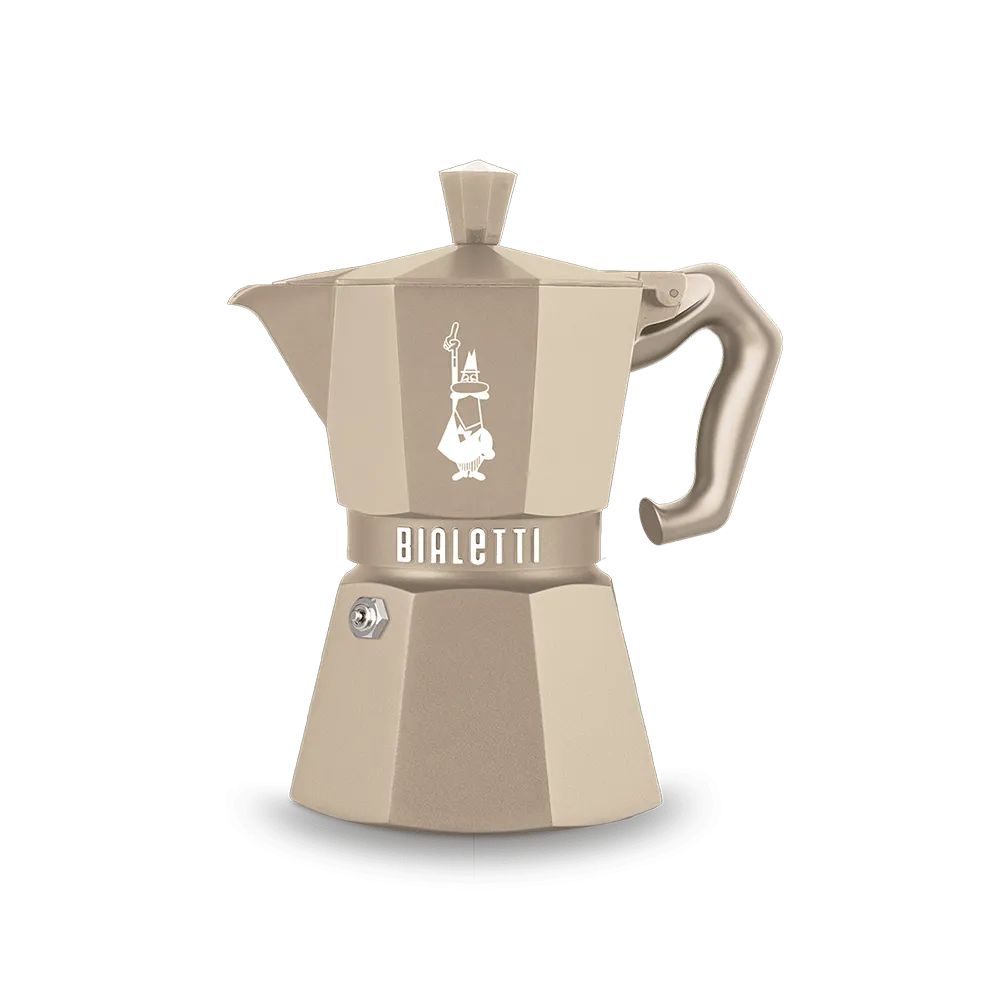 Moka Exclusive Octagonal Induction Desert Sand - Bialetti